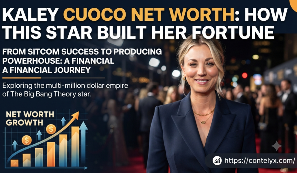 kaley cuoco net worth