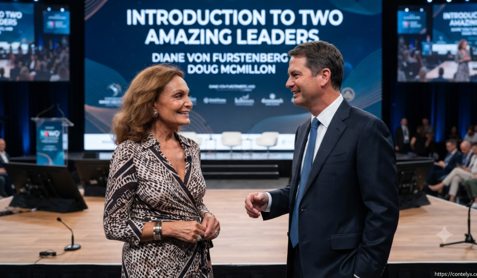 diane von furstenberg and doug mcmillon